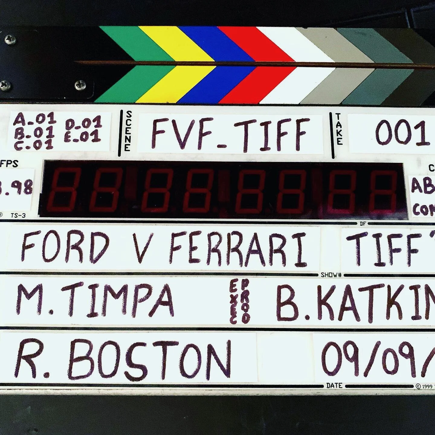 Ford v Ferrari FX shoot at TIFF