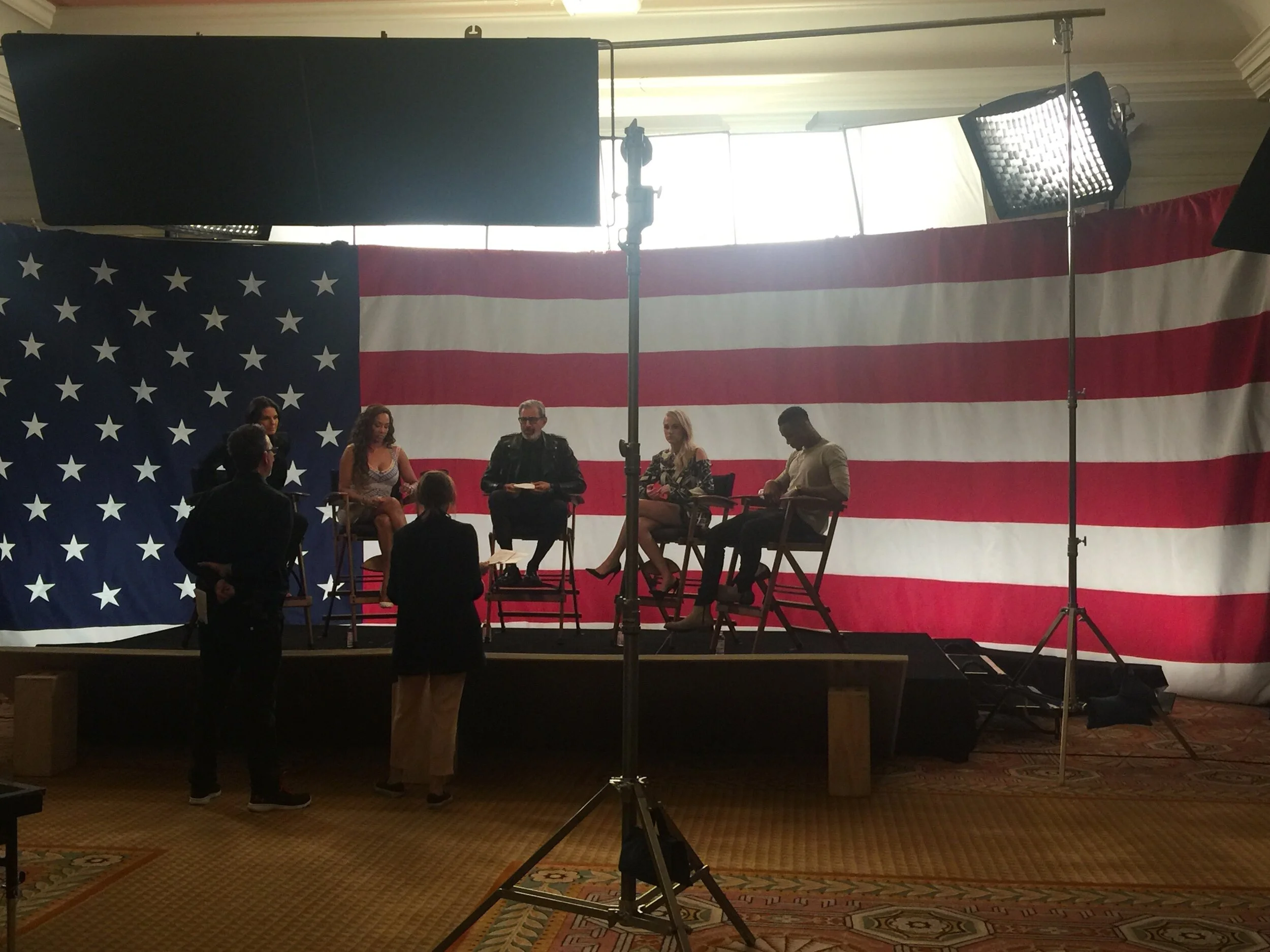 Shooting the IDR cast for Comedy Central 