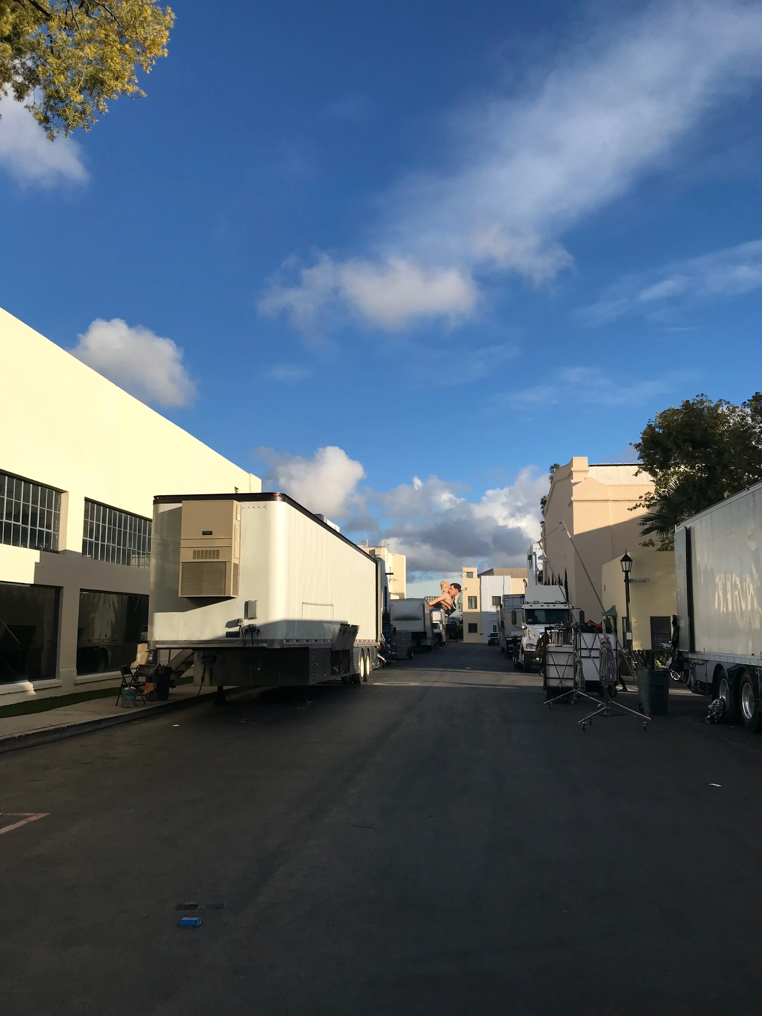 Nice day on the Fox lot