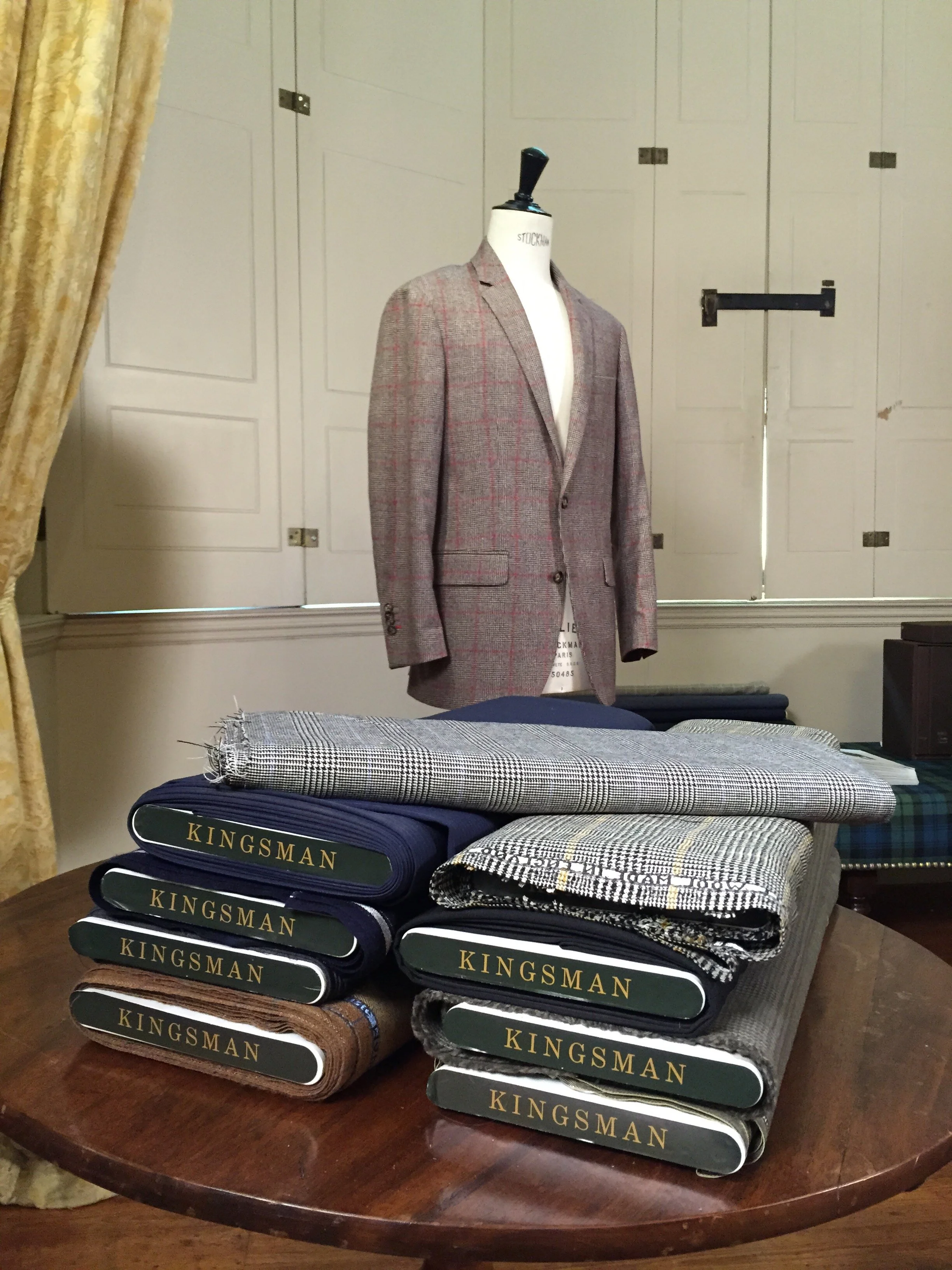 Set dressing at the Kingsman training event 
