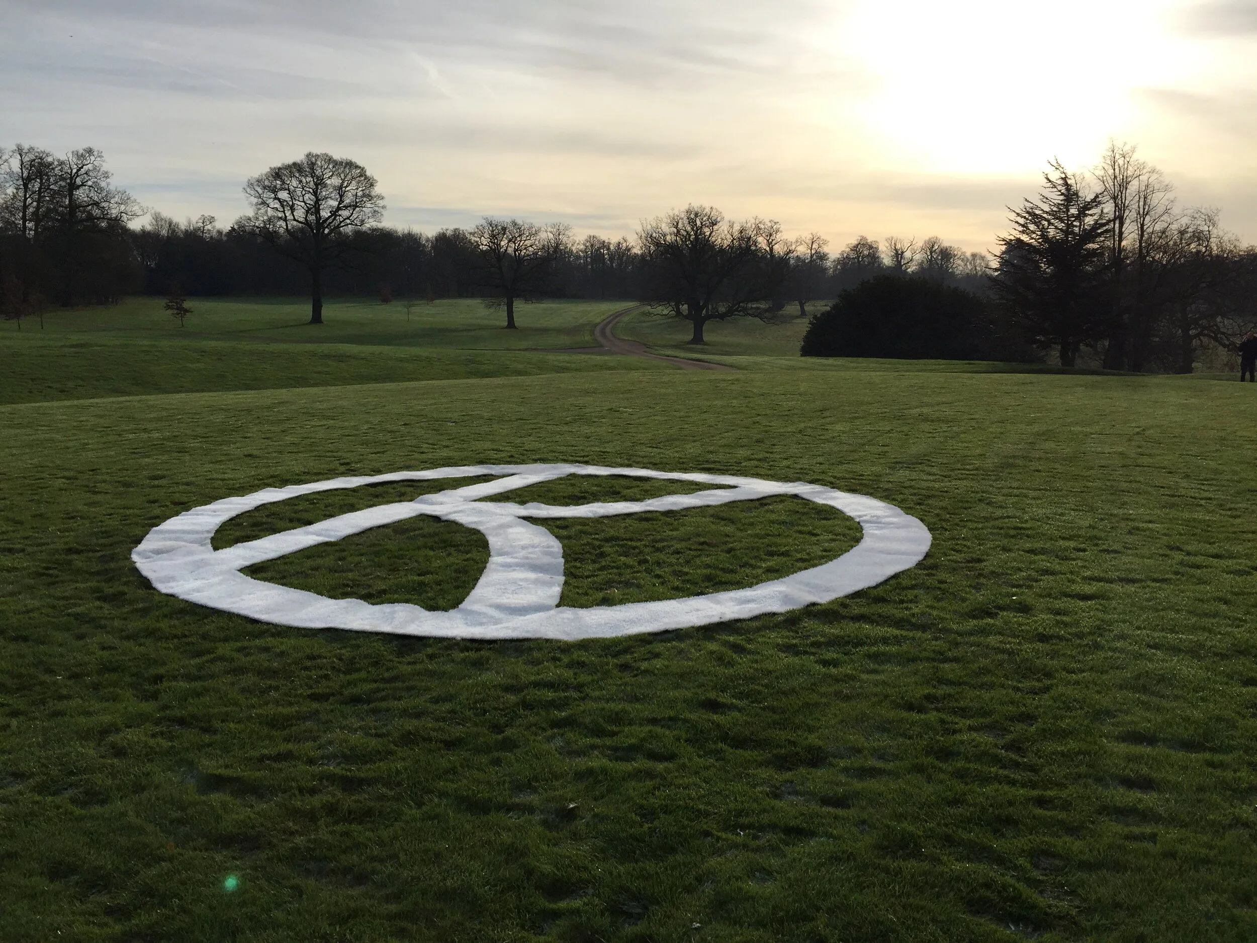 Helicopter landing spot for Kingsman training experience