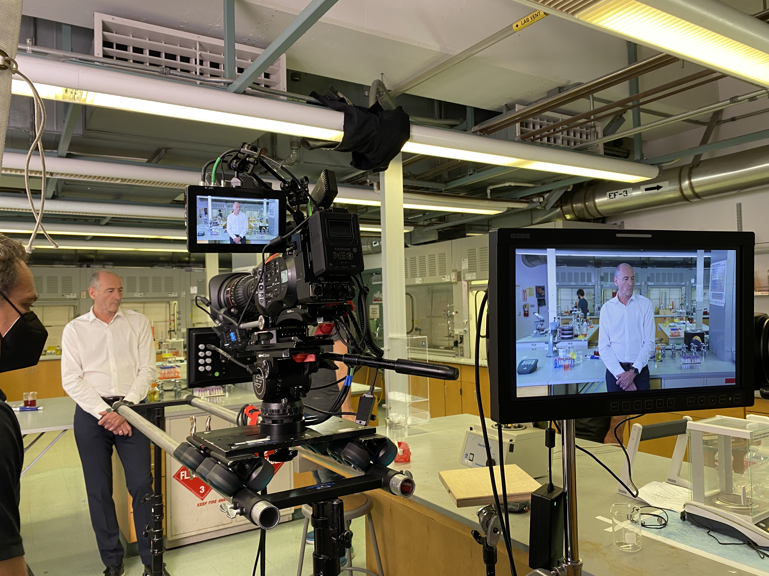 Shooting Pearson CEO Andy Bird at UCLA