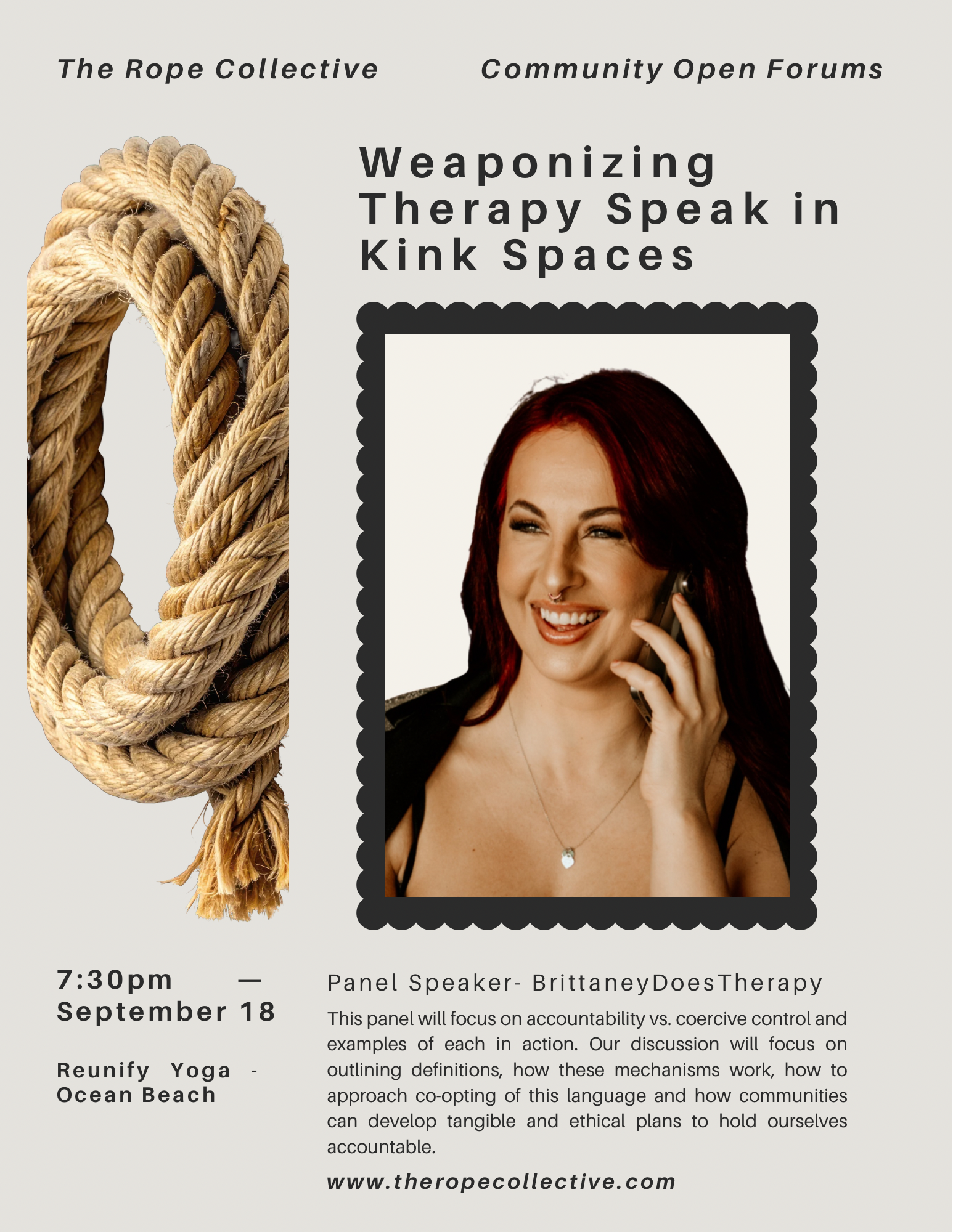 Community Open Forum: Weaponizing Therapy Speak in Kink Spaces