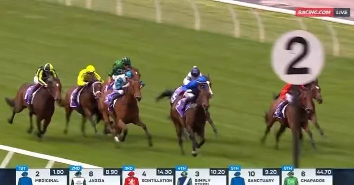 A 2yo Gr 3 silver🥈on debut!

Down the @FlemingtonVRC straight no less.
I reckon we will take that @Ourhorsesfly @Grahame_Begg 
🕺❤️
A pretty decent effort all around.

The 3rd Group / Stakes filly PBI /@Ourhorsesfly have purchased (for < $65,000)