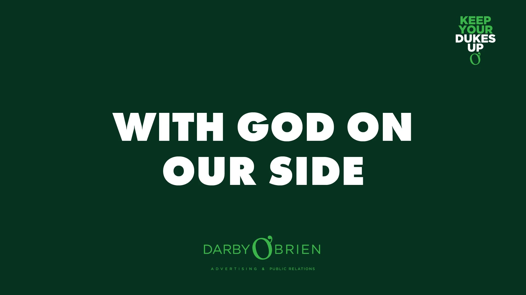 With God On Our Side