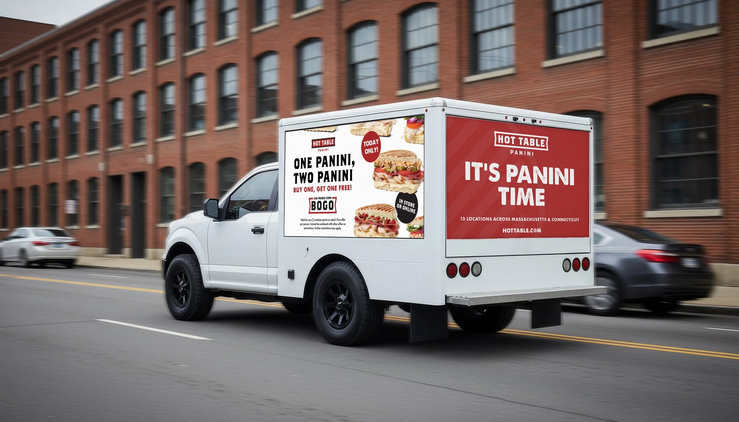 Standout Truck digital display advertising 