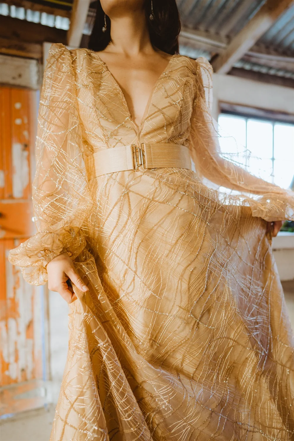 Madonna Gold Gown  NEMO (Sewing Workroom, Bridal Design & Suit Hire)