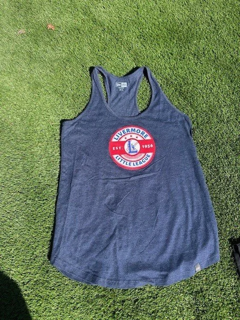 Women's Racer Back Tank Top-Blue