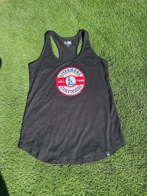 Women's Racer Back Tank Top-Black