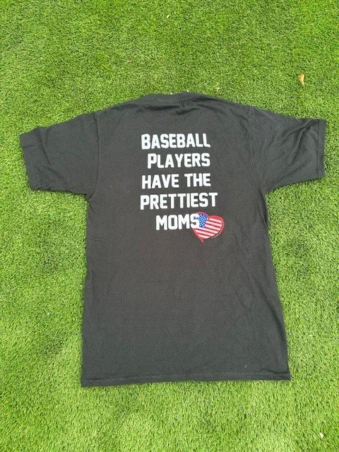 Adult Baseball Prettiest Mom Tee