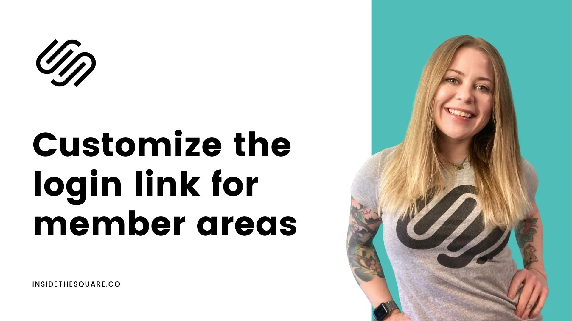 How To Customize The Squarespace Login Link // Squarespace Member Login