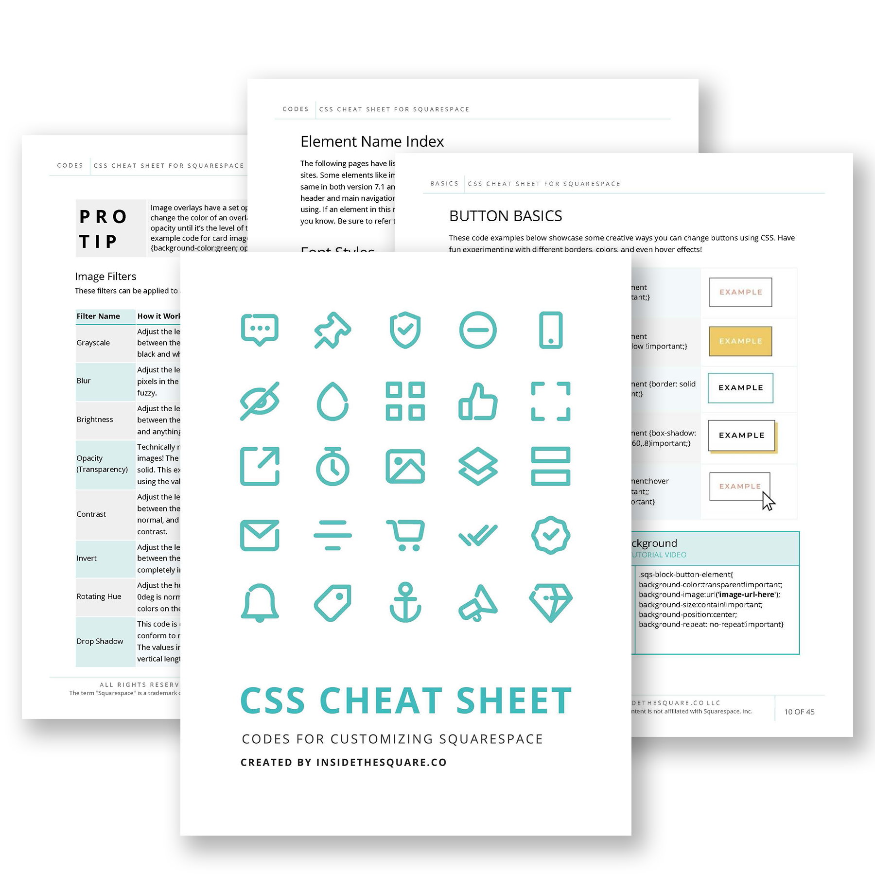 How to add create equal width buttons in Squarespace // Squarespace CSs