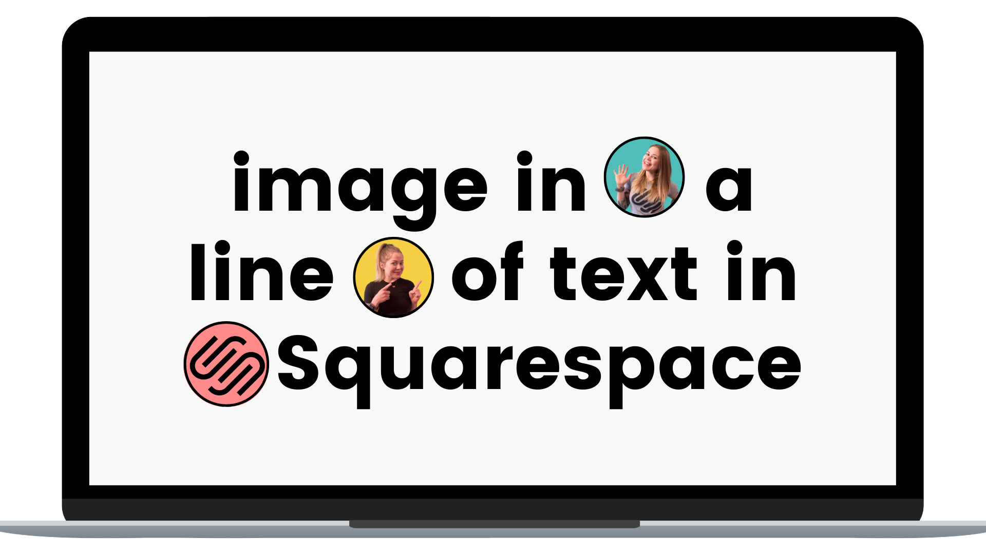Add image inline with text in Squarespace // Squarespace CSS Tutorial ...