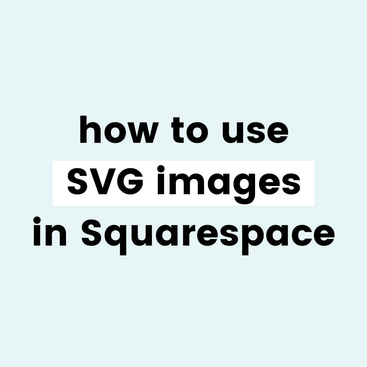 How to Add an SVG Logo to Your Squarespace Website