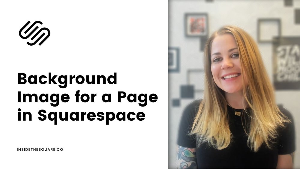 How to add a background image to a page in Squarespace — 