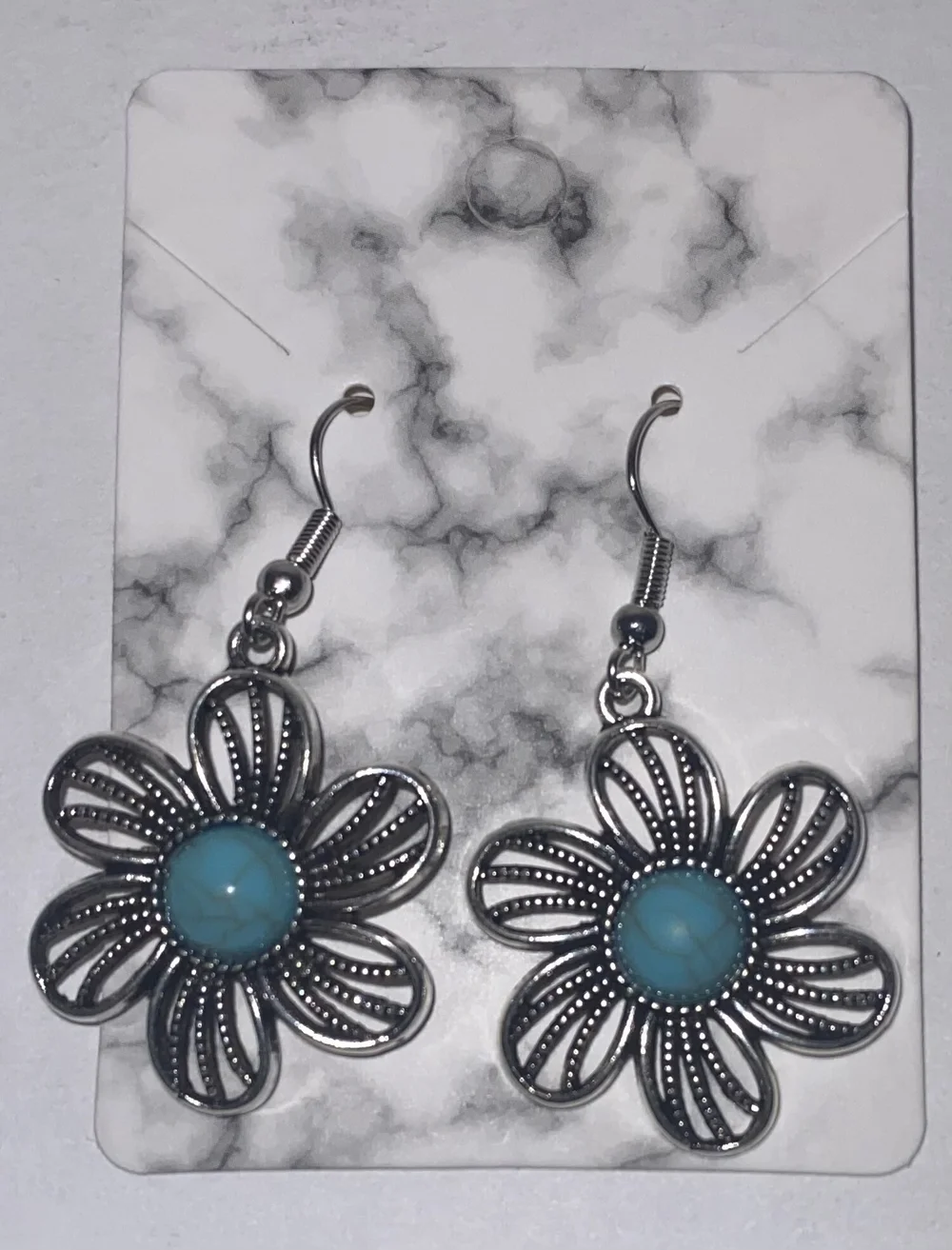 Vintage-Look Turquoise Earrings — Bricks & Mordor