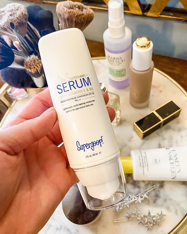 New fav sunscreen! ✨ Lightweight and looks so good under a little tinted moisturizer or alone! Use code ✨glowindasun✨ for 10% off now until next Friday! 😎