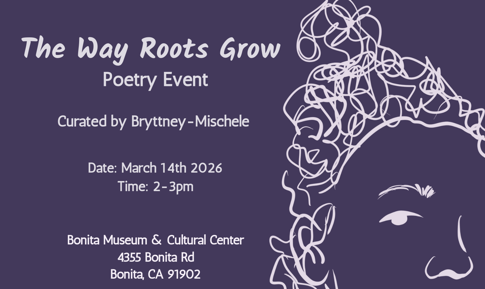 The Way Roots Grow Poetry Event Live Artist Performances