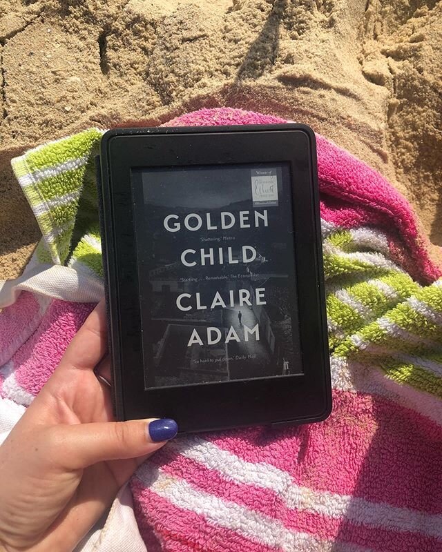 Getting stuck into my bookclub book, Golden Child by Claire Adam. It&rsquo;s described as &ldquo;deeply affecting&rdquo; so prepping myself with some Vitamin Sea for the emotion to come! 😭 🌊