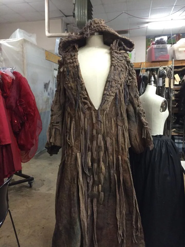 Hand dyed and woven textile for Salem S3