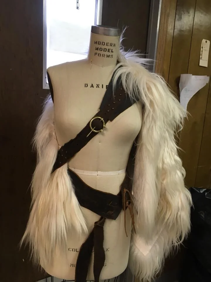 whole hides and skins draping for Midnight Texas S1