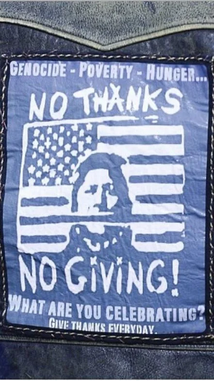 While on set in Colorado for The Lone Ranger, Mr. Depp requested I sew on this patch to the back of his leather Jacket.