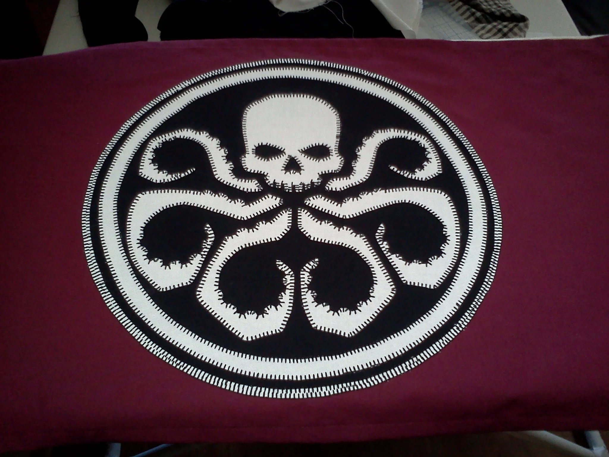 Avengers prop flag for Hydra 