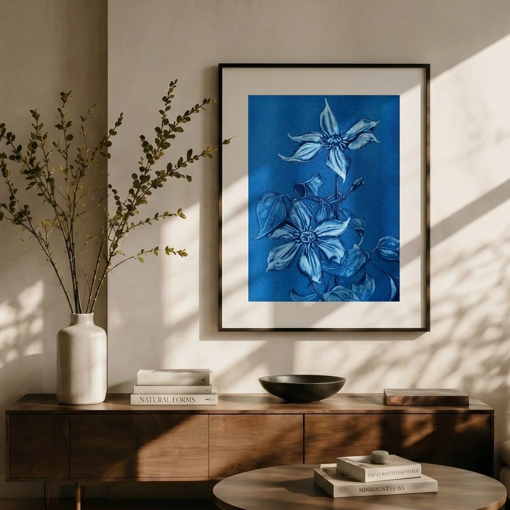 Clematis by Renee Machan fine art print mockup 2.jpg