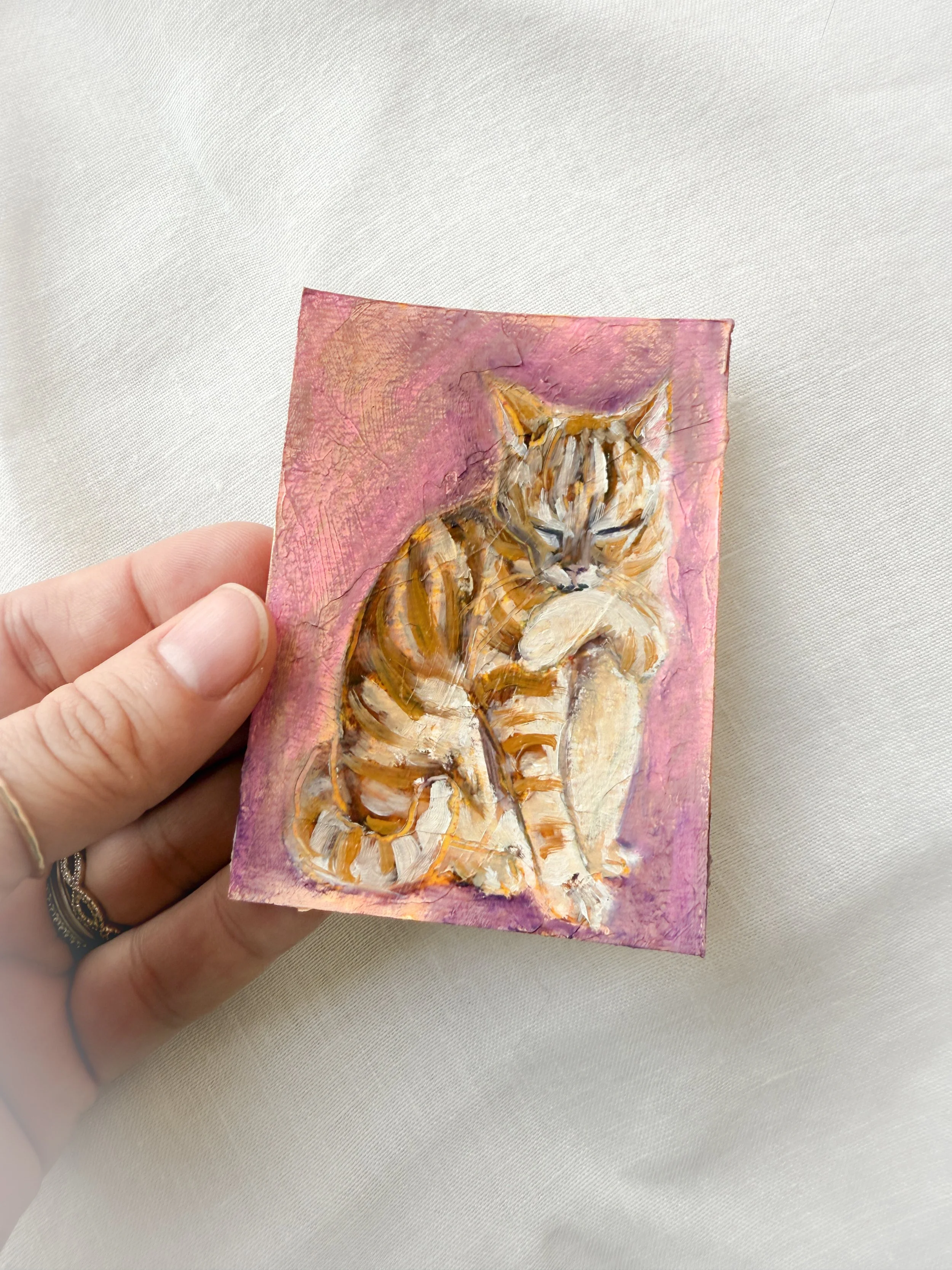 orange boy 2 ACEO by artist Renee Machan.jpg
