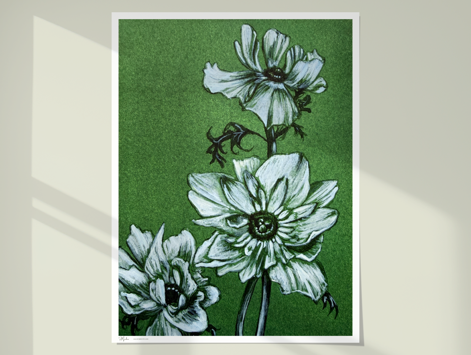Anemone on wall poster mockup.png