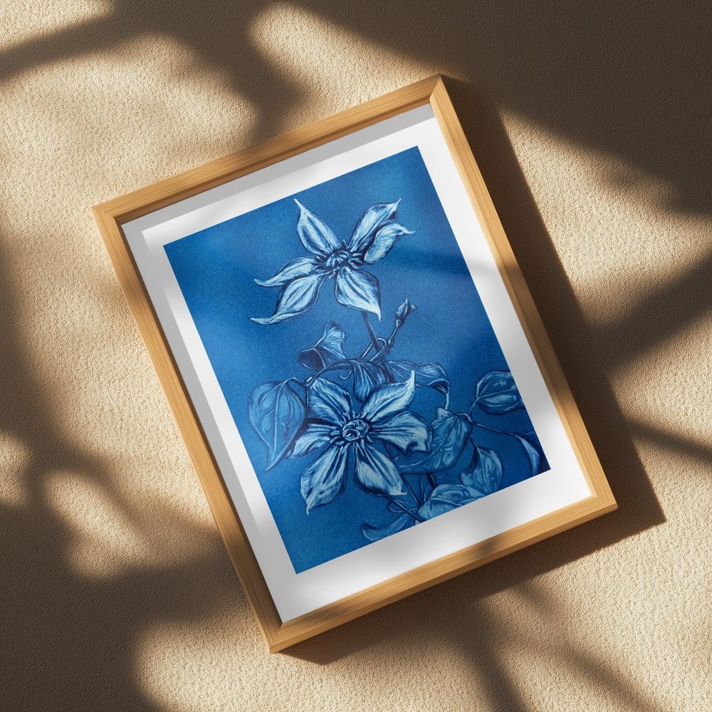 Clematis by Renee Machan fine art print mockup 3.jpg