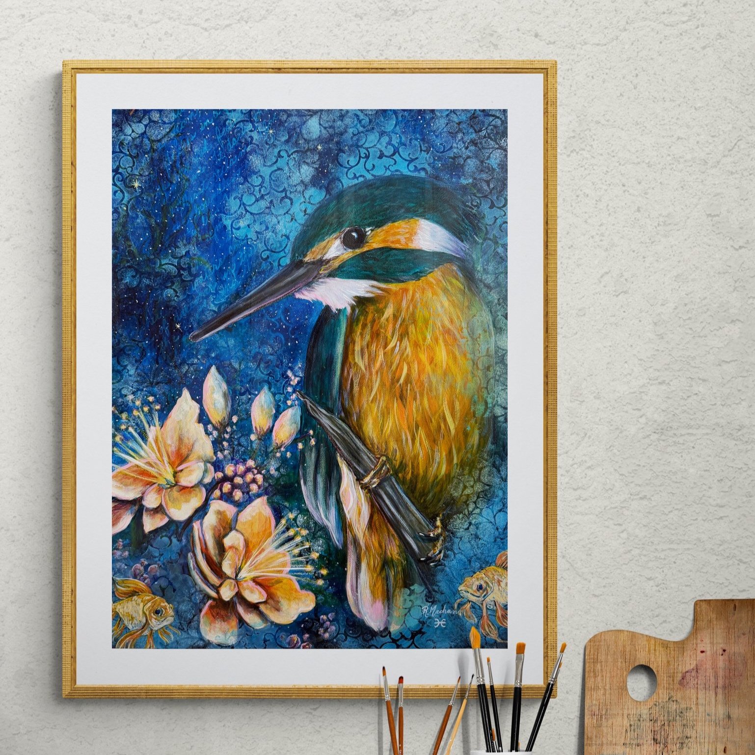 Pisces+Season+zodiac+oil+painting+oof+a+kingfisher+bird+by+renee+machan.jpg