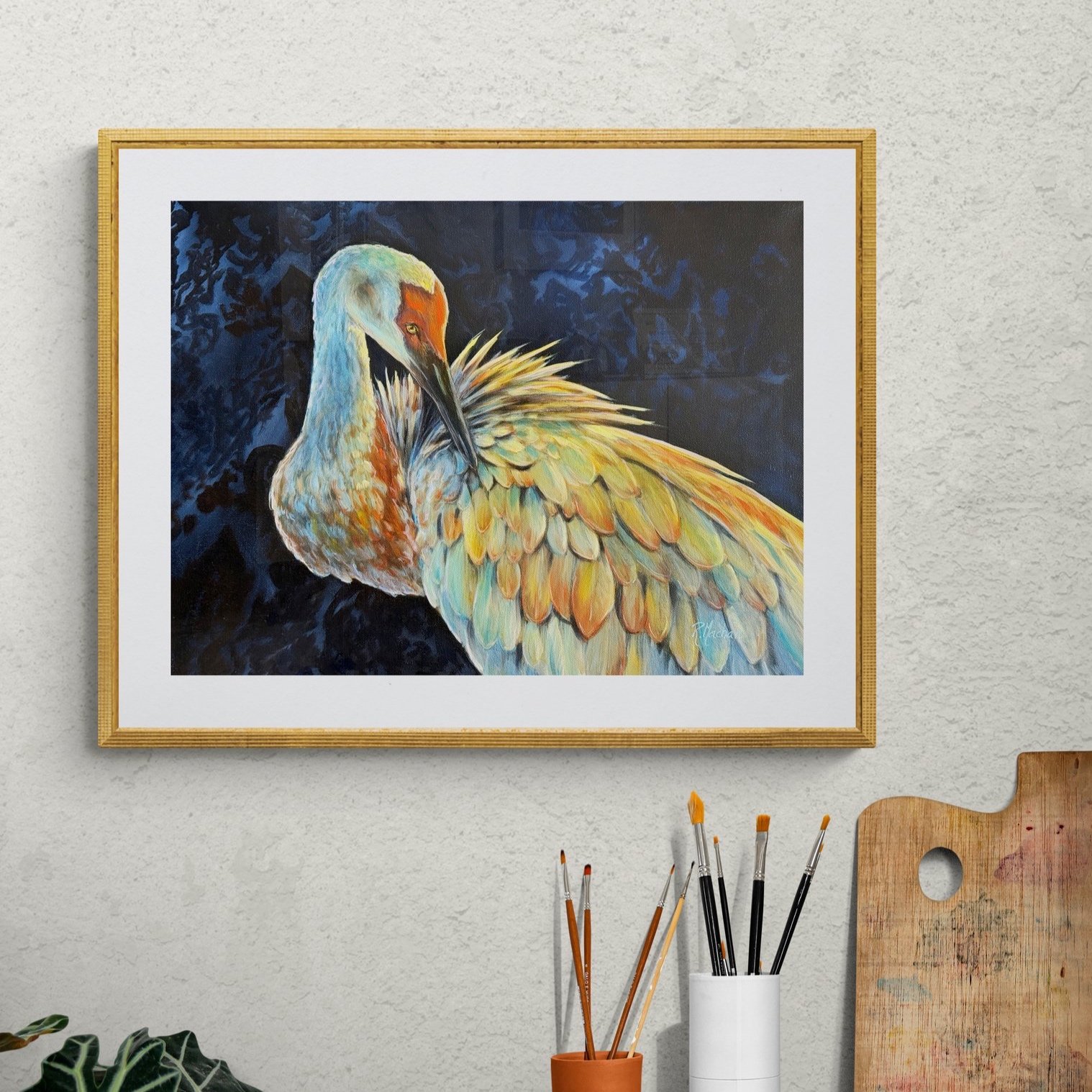 Glimpsed+from+afar+oil+painting+of+a+sandhill+crane+by+renee+machan.jpg