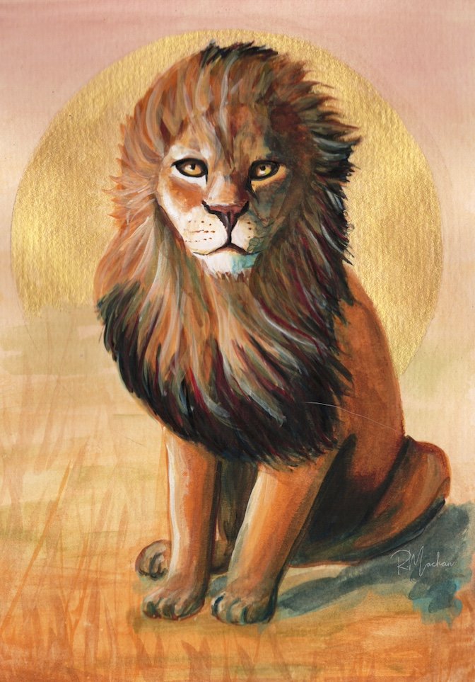 Leo Season Lion 5x7 copy.jpg