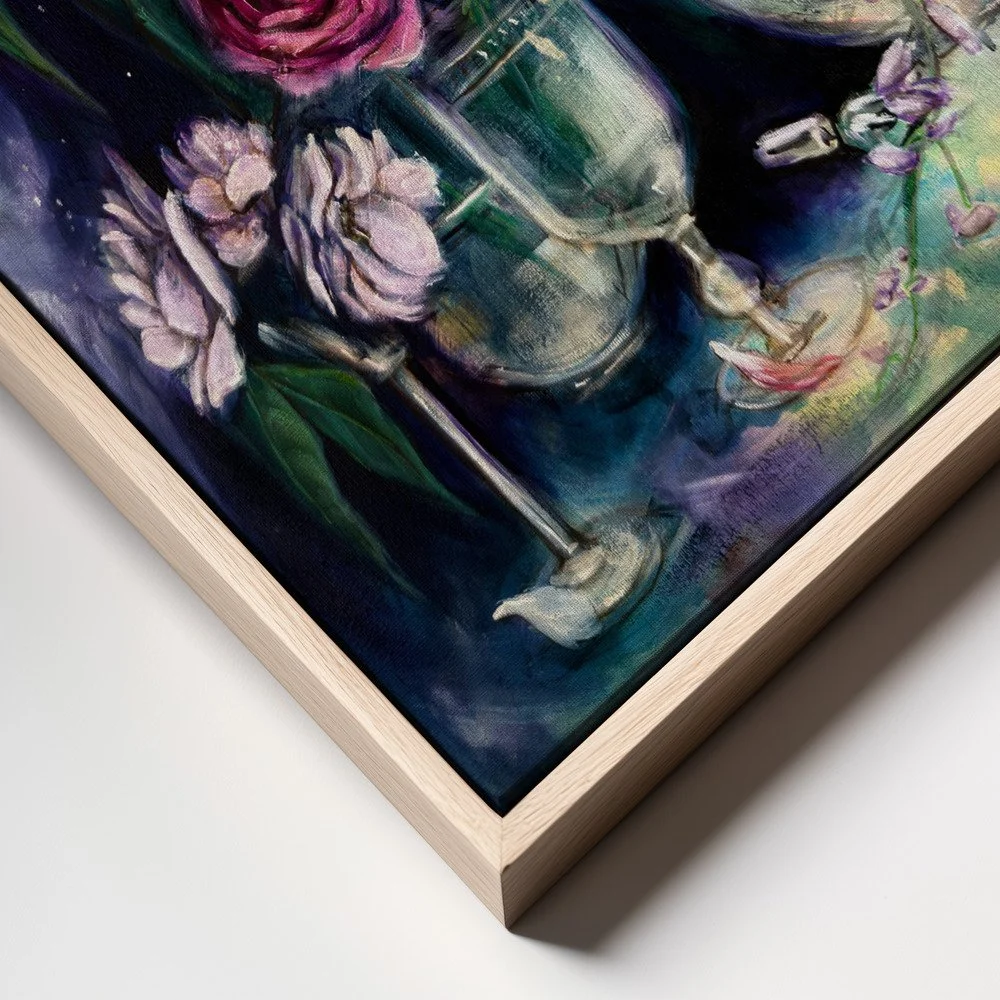 Stary Still Life botanical Oil Painting by Renee Machan detail.jpg