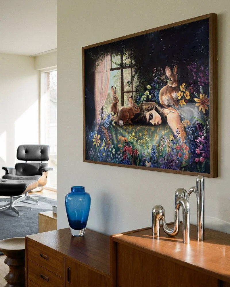 Velveteen Daydream botanical oil painting by Renee Machan2.jpg