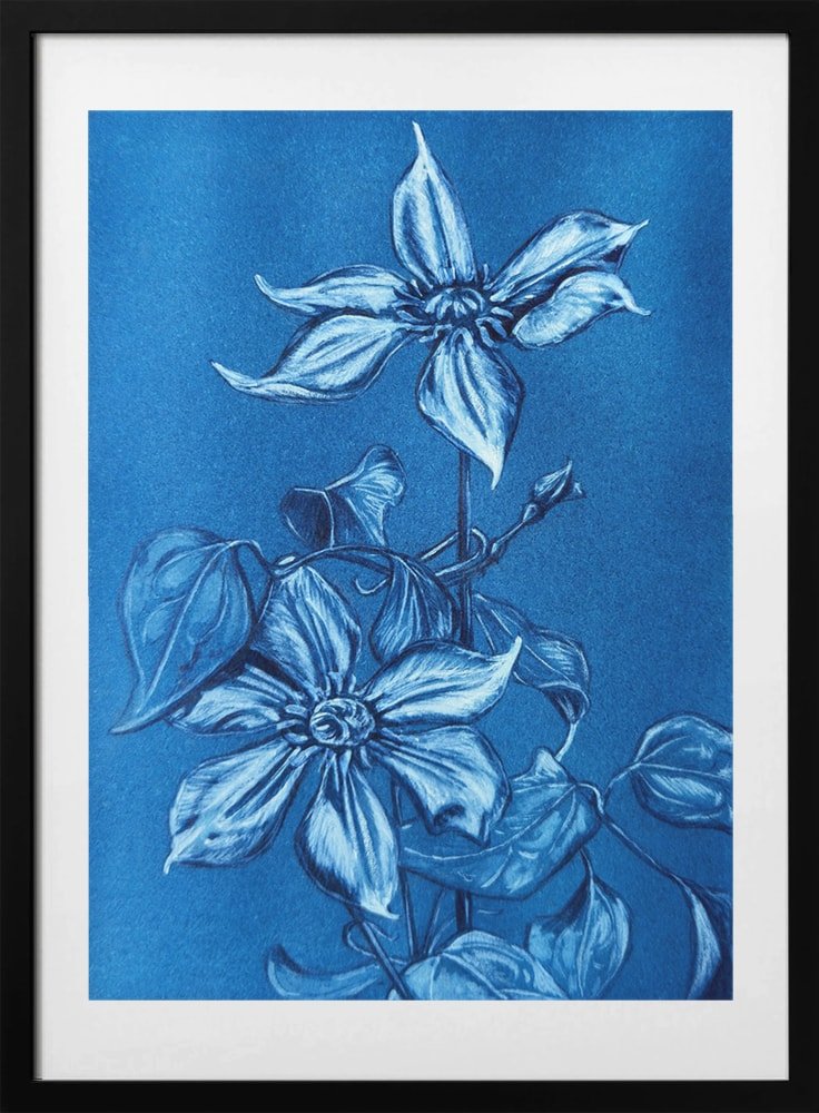 Clematis by Renee Machan fine art print mockup .jpg