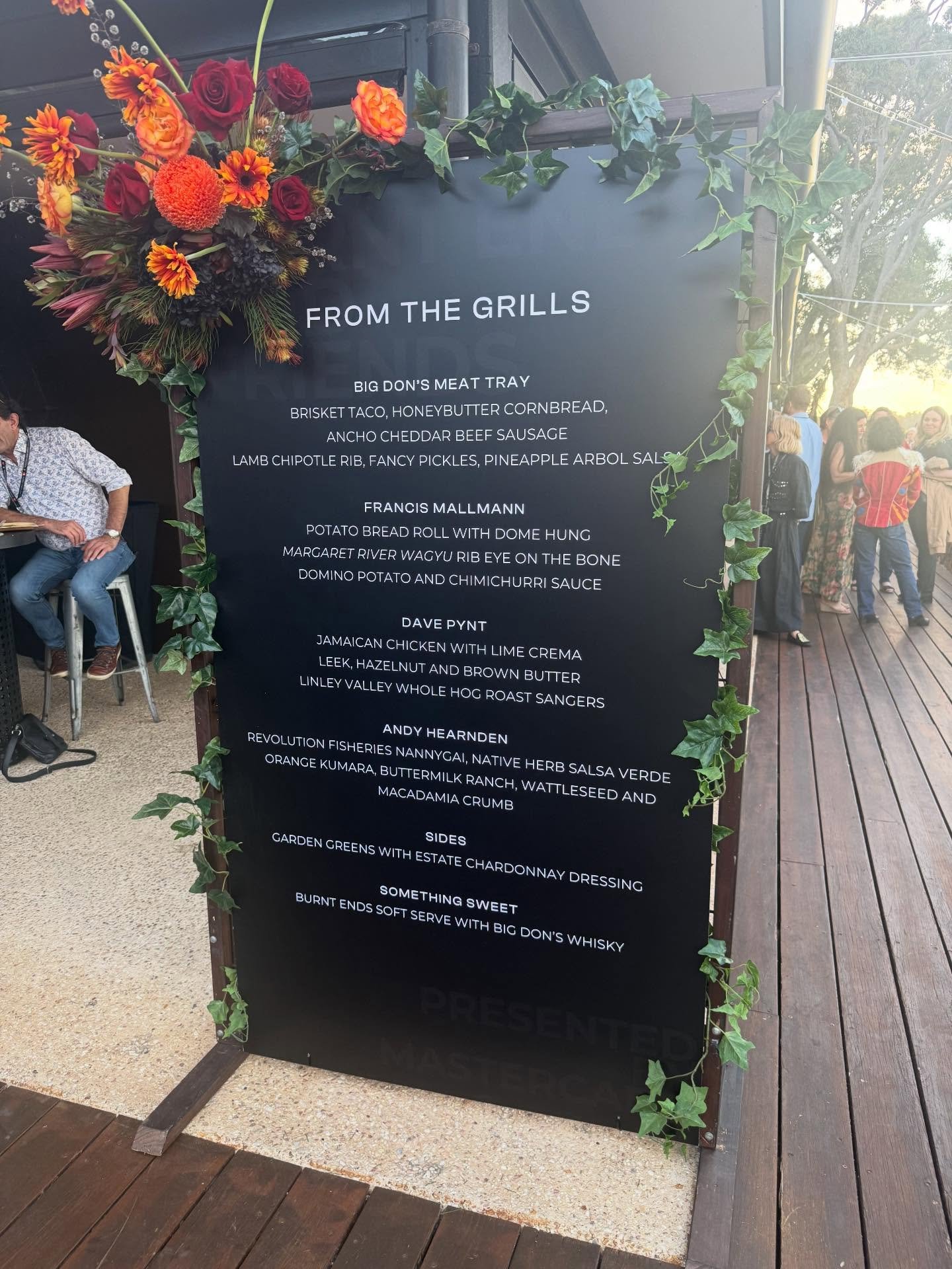 Night 1 @willsdomain - What happens when you pair a legend of fire cooking @dpynto, with the prowess in talent pairing from @pikelette @we.are.gather @pairdfestival in a beautiful winery? Well quite obviously you get the very best BBQ there ever was 