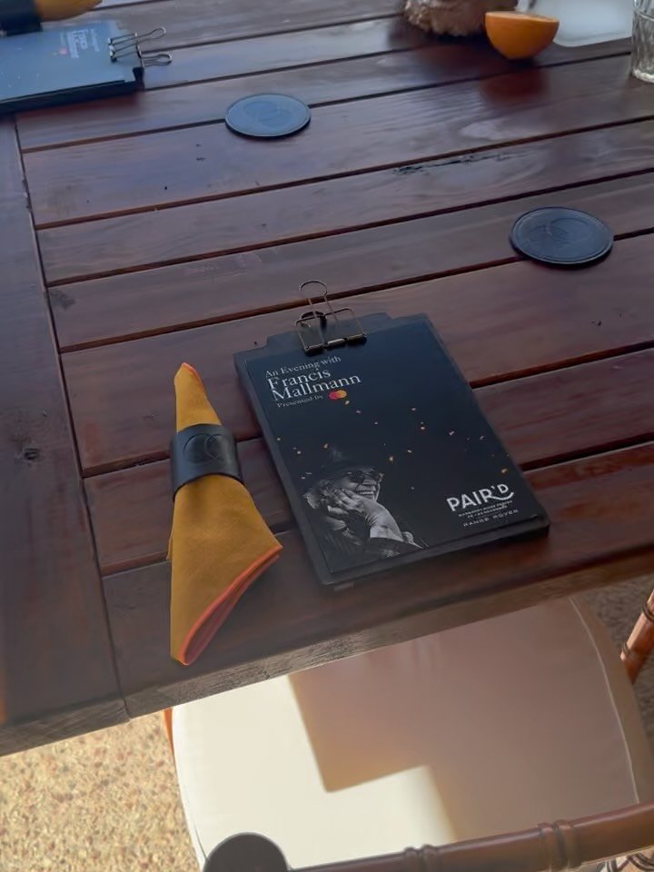 Night 2 @willsdomain for @pairdfestival - An Evening with @francismallmann . It was beautiful, still and serene. When Francis spoke the wind stopped and he was captivating. Thanks to @bryanwasherefurniture for the tables, simple and elegant. As alway