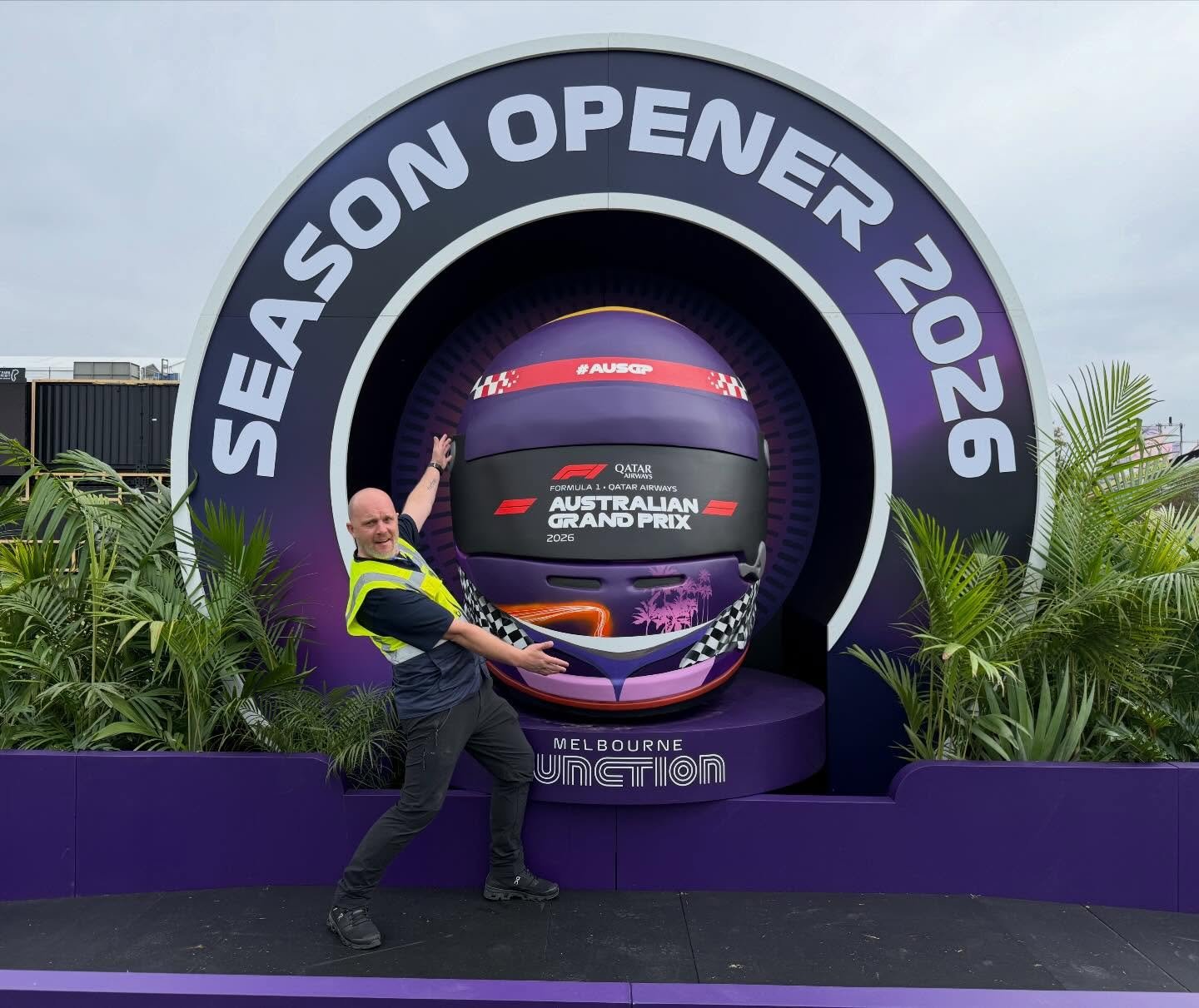 Here we go, @o.c.dinevents at F1 for the first time for the season opening race in Melbourne delivering for our new client @camposcoffee &hellip;&hellip;..watch this space for our render v real reveal moment .