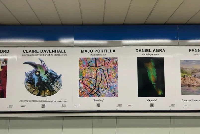 ✨ BLAST FROM THE PAST #4 ✨

For one month, my artwork became part of the daily journey of thousands of commuters in Madrid&rsquo;s Nuevos Ministerios Station. 🇪🇸

Art doesn&rsquo;t always belong inside museums.

Sometimes it meets people on their w