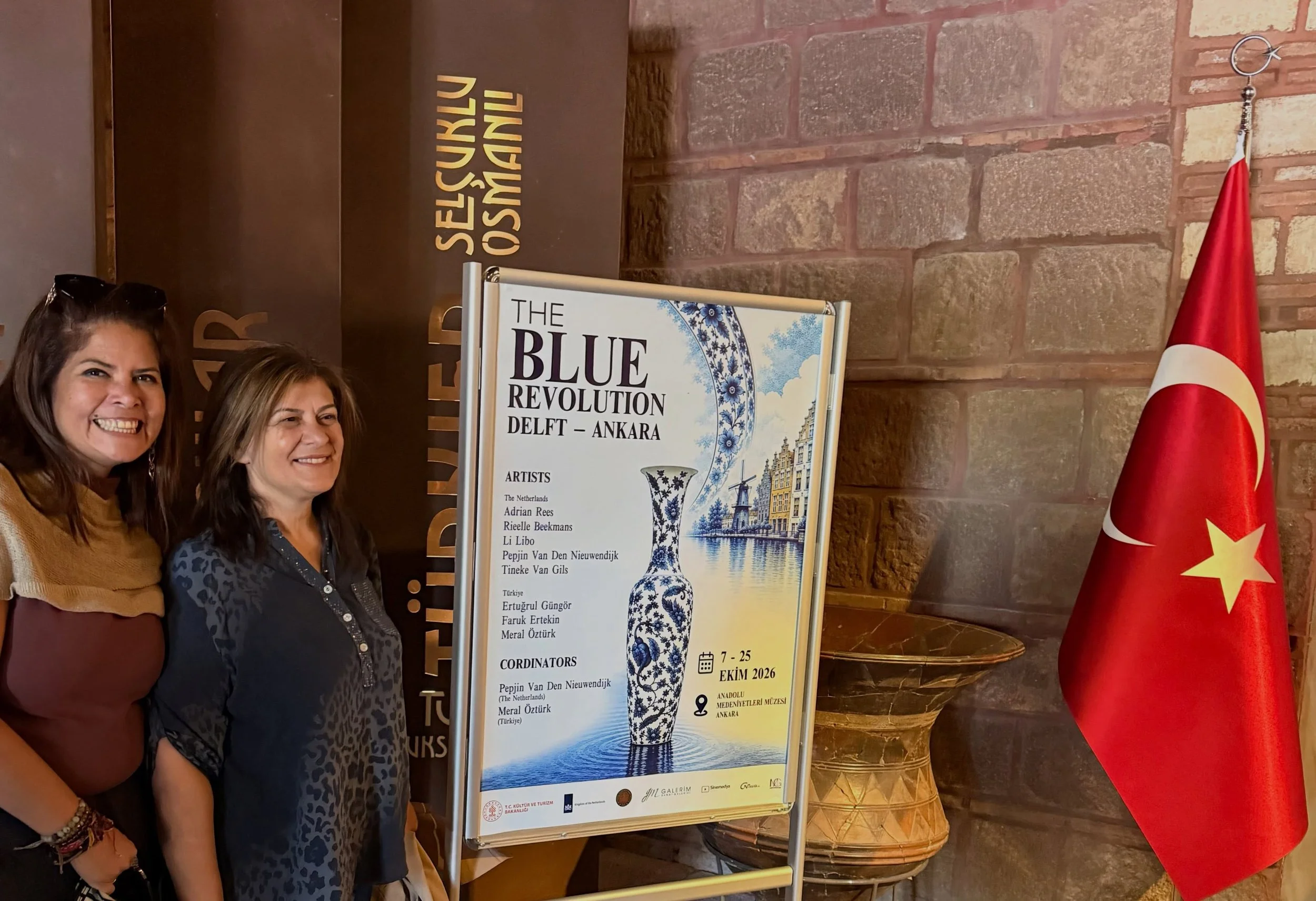 Had the wonderful opportunity to visit The Blue Revolution: Delft &ndash; Ankara at the Museum of Anatolian Civilizations in Ankara. A beautiful dialogue between Dutch and Turkish artistic traditions, contemporary interpretation and the unmistakable 