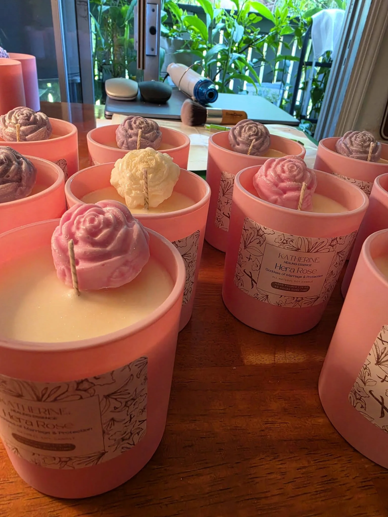 Hera Candles with flower mold 14 oz. pink vessel.jpg