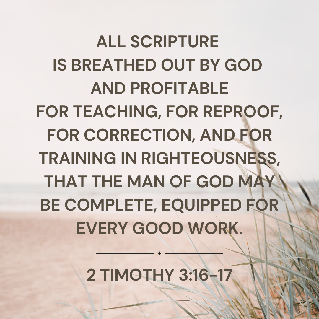 2 Timothy 3:16-17 