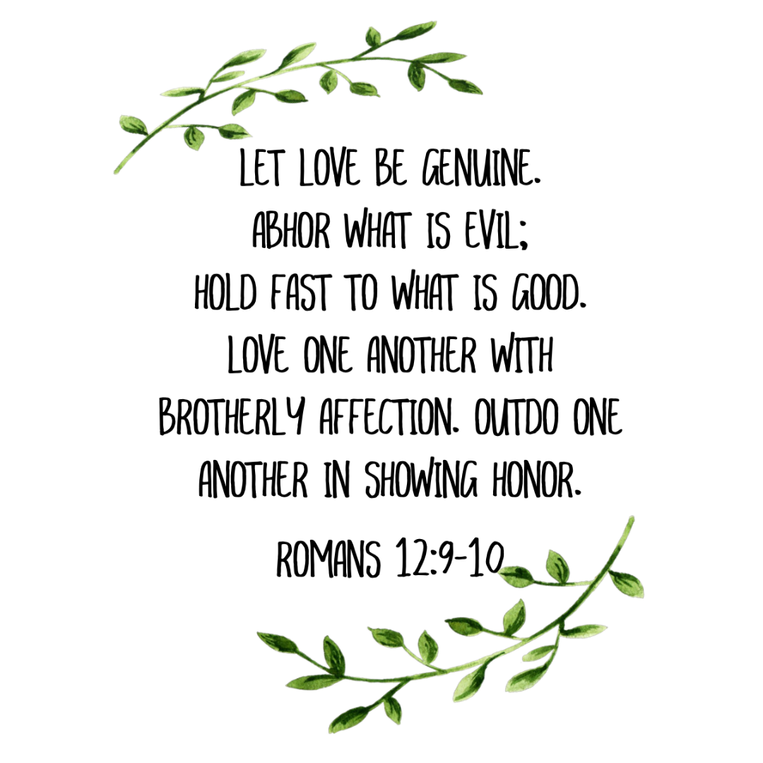 Romans 12:9-10