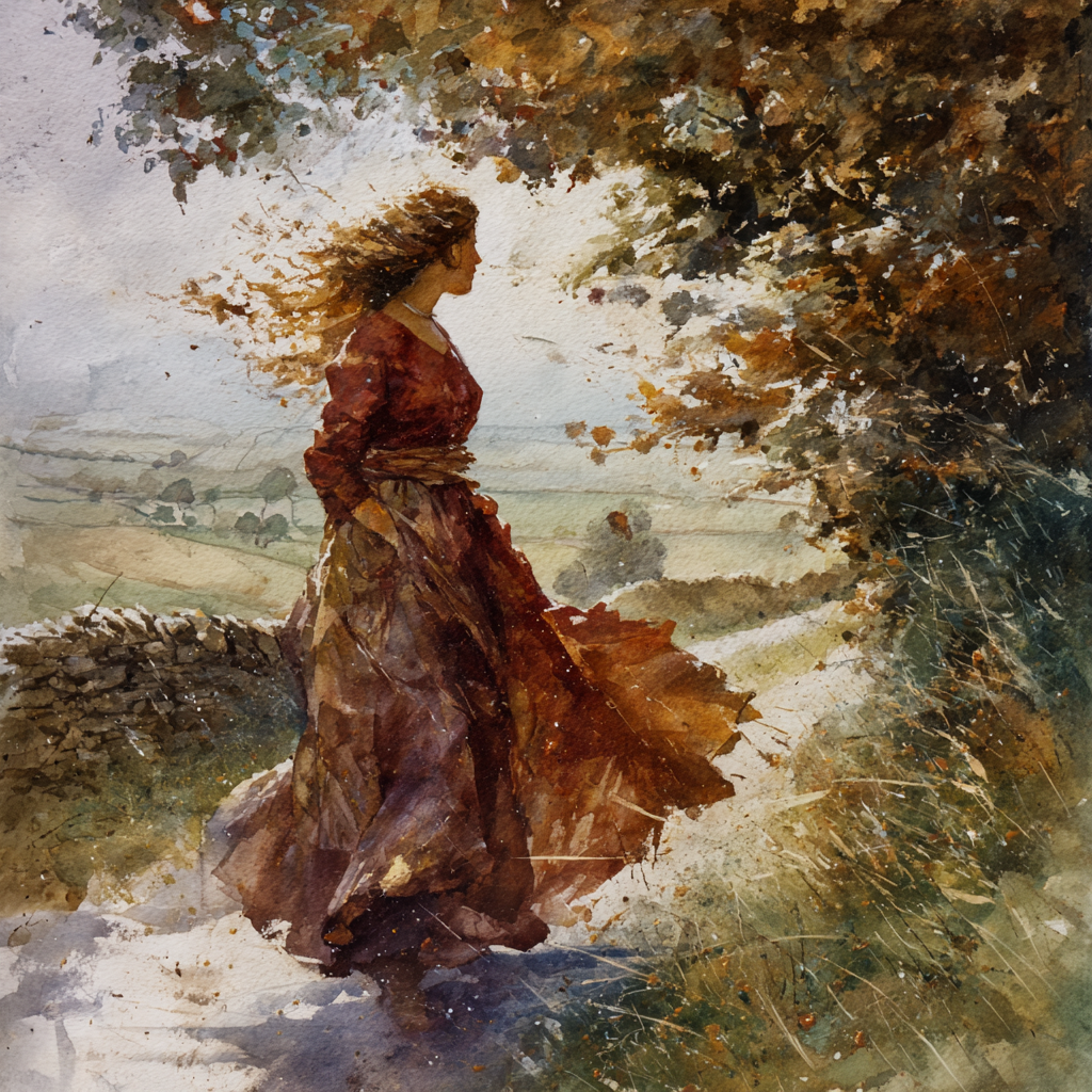 On Cotwold, Southern Britain, Autumn's Gentle Arrival