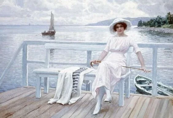 Lady on a Jetty