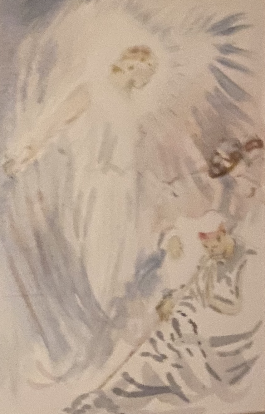 And the glory of the LORD shone all around them, and they were sore afraid (ancient)