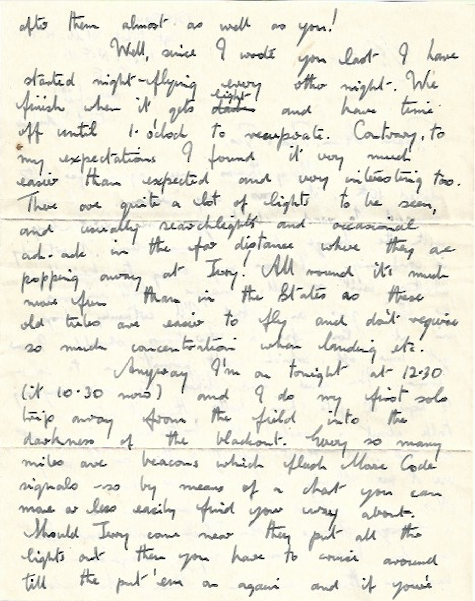 Dearest Mum, Dad and Des … page 2 August 17, 1942