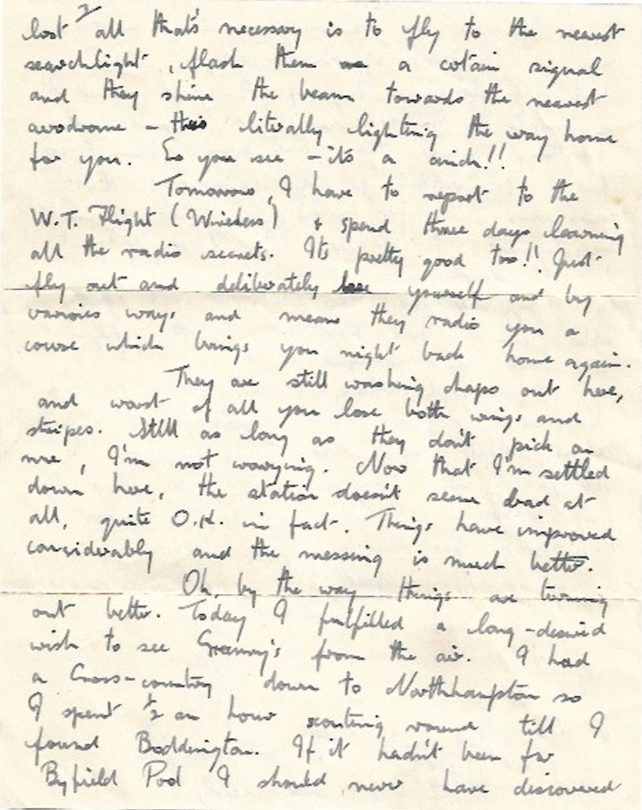 Dearest Mum, Dad and Des … page 3 August 17, 1942